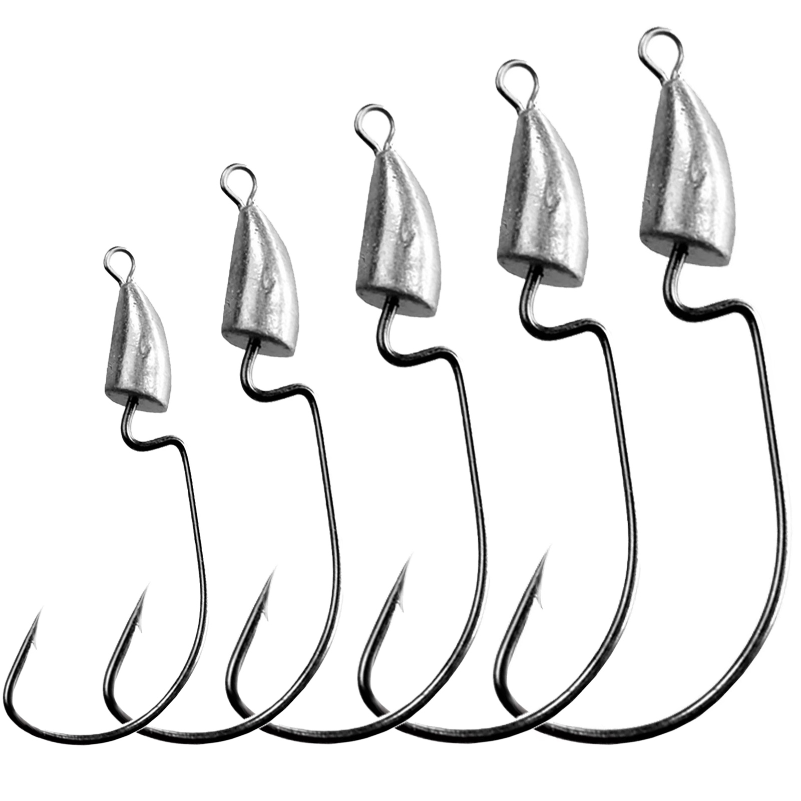 Fishing Hook Weedless - THKFISH 크랭크 지그 헤드 후크, 총알