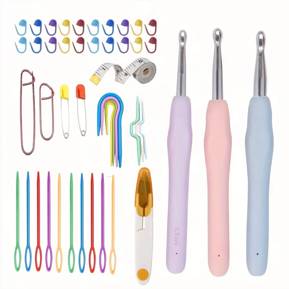 Fishing Hook Size - 인체공학적 크로셰 바늘 세트 대형 사이즈