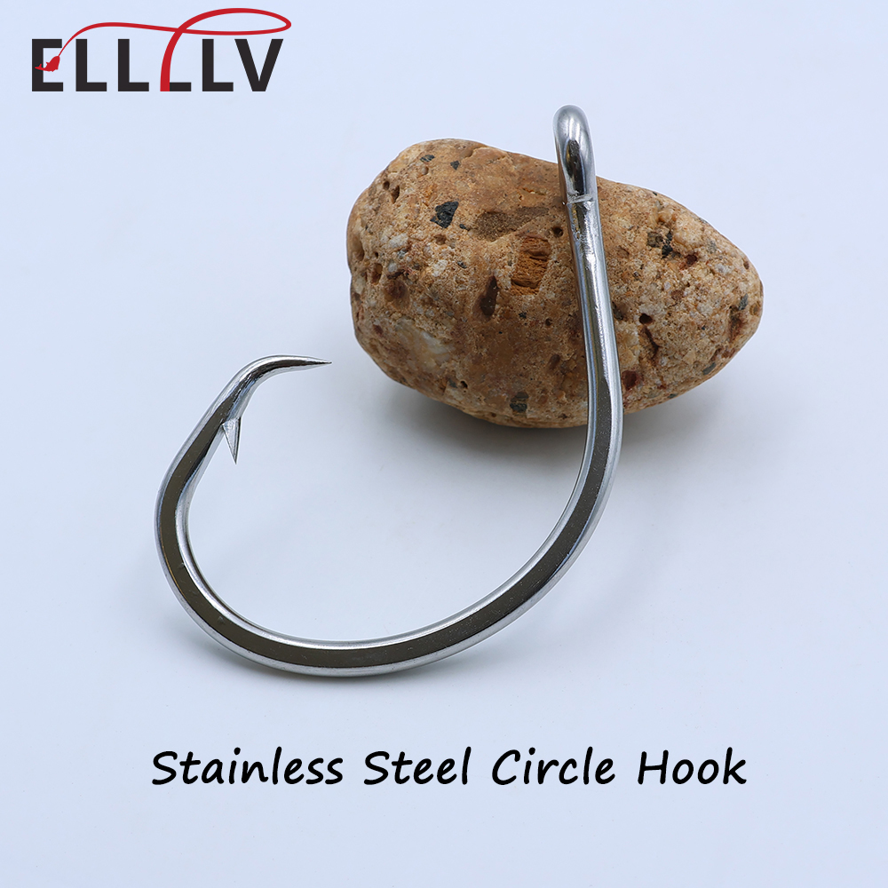 Ellllv 10/0 - 16/0 스테인레스 스틸 서클 - Fishing Hook Circle 리뷰 및 가격