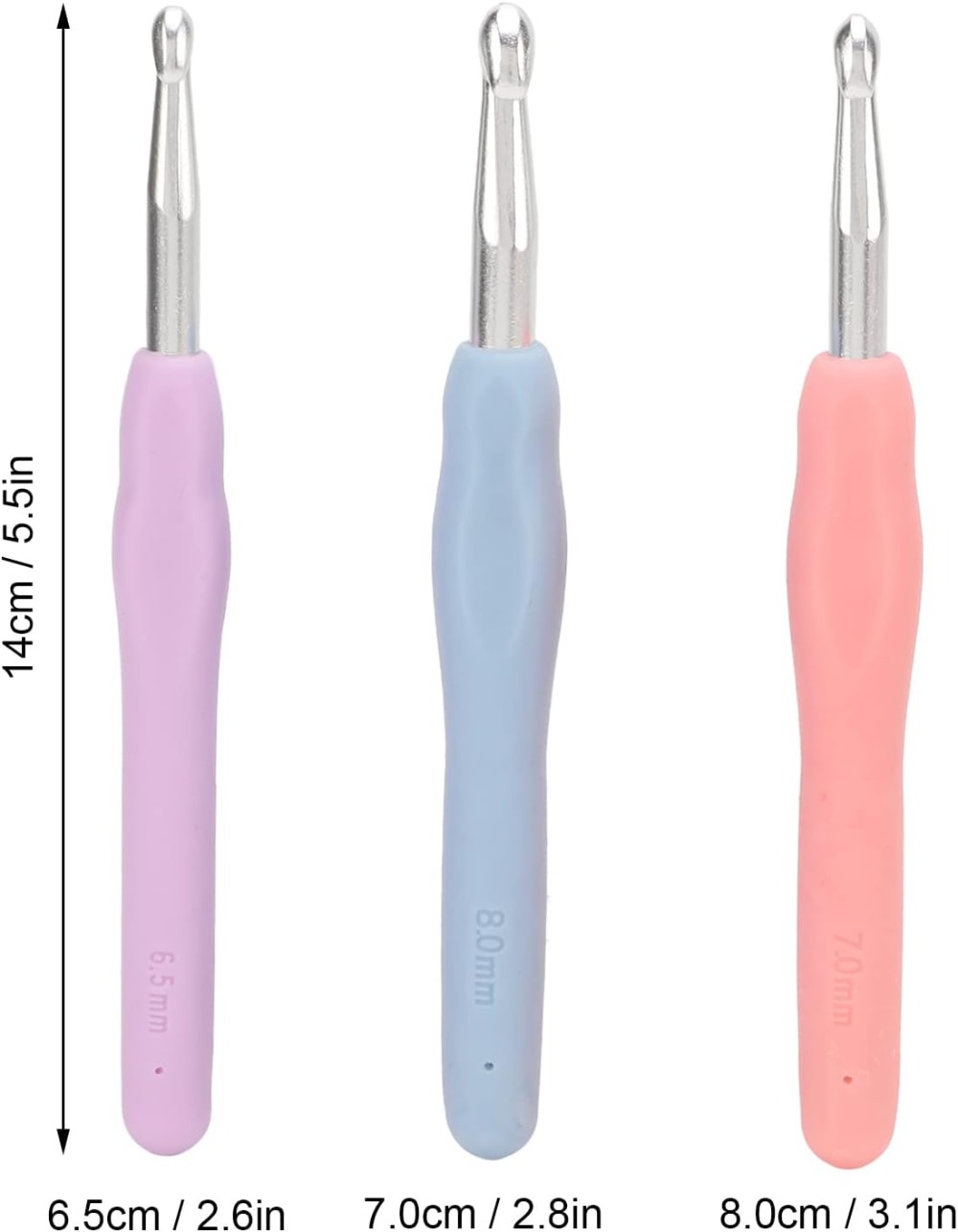 인체공학적 크로셰 바늘 세트 대형 사이즈 털실 뜨개질  - Fishing Hook Size 리뷰 및 가격